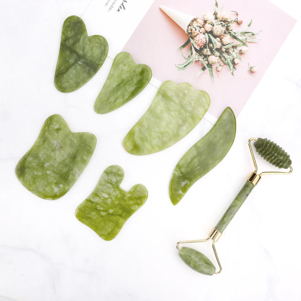 Rolos de Jade Gua Sha