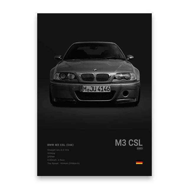 Poster Carros Famosos