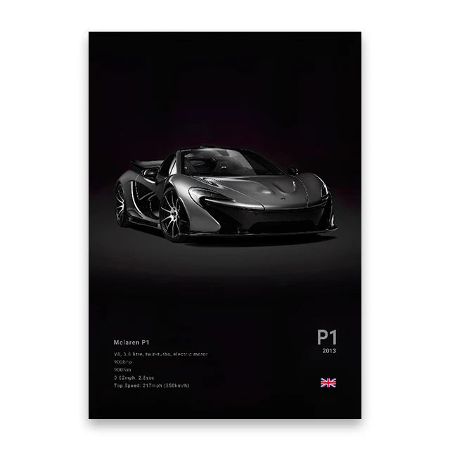 Poster Carros Famosos