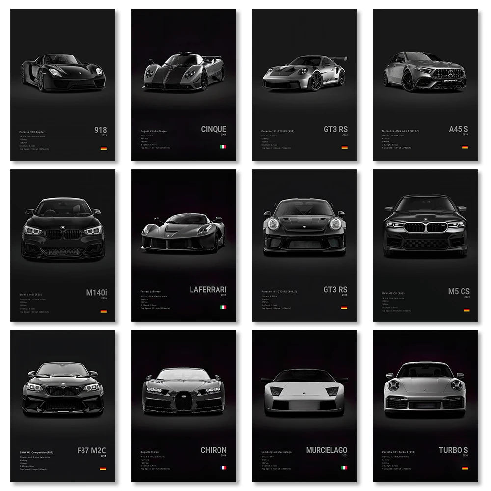 Poster Carros Famosos