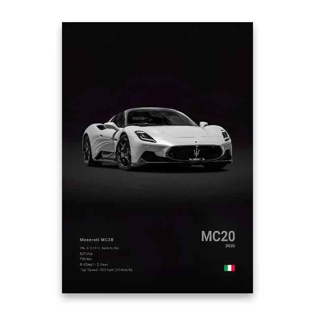 Poster Carros Famosos