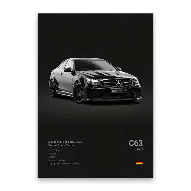 Poster Carros Famosos