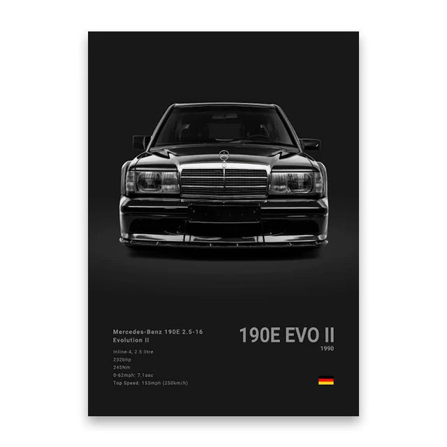 Poster Carros Famosos