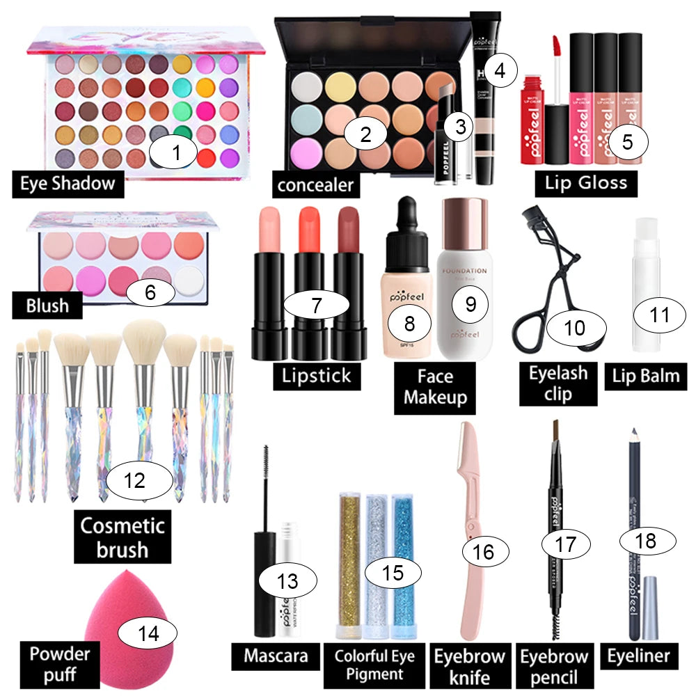 All in One Make-Up Kit POPFEEL